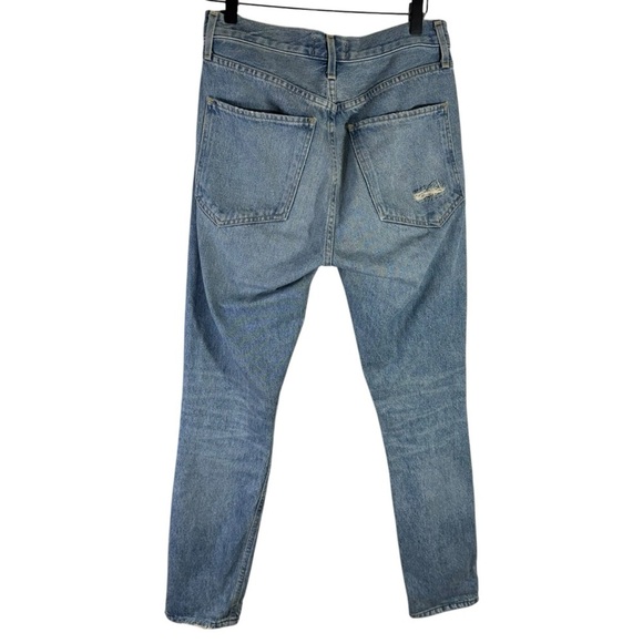 Agolde Jamie High Rise Button Fly Classic Distressed Jeans Dakota Size 25 - Picture 3 of 15